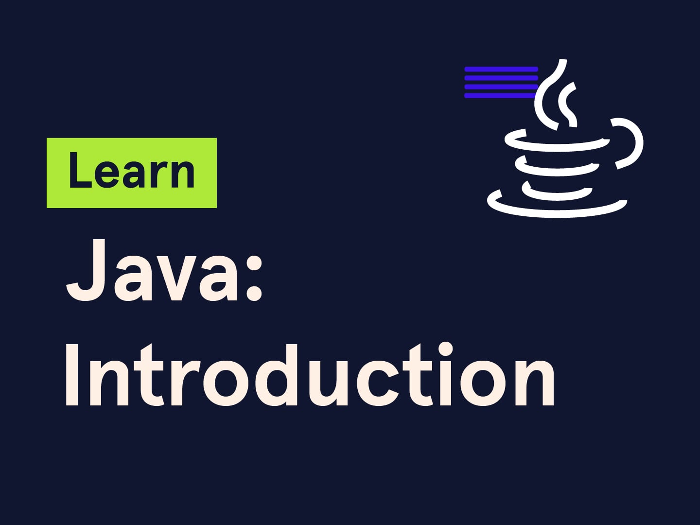 java language